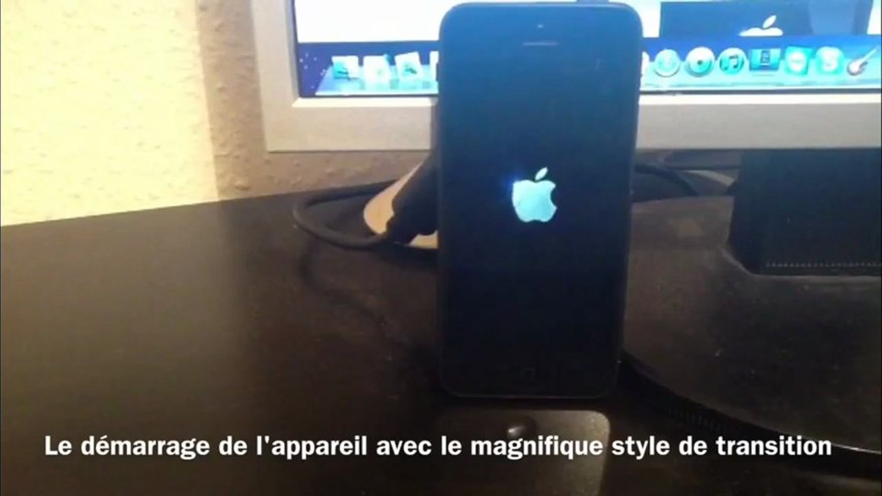 Beacon animer votre boot logo comme lors de la première configuration de l'IOS