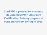 PMI-PMP Certification Training in Pune Starts from 19th April 2013