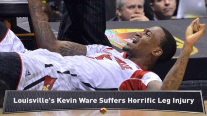 Louisville's Kevin Ware Breaks Leg
