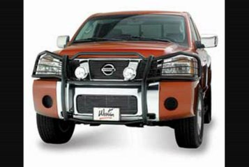 2004 Nissan Pathfinder Westin Sportsman 1 Piece Grille Guard 400825 Sportsman 1 Piece Grille Guard