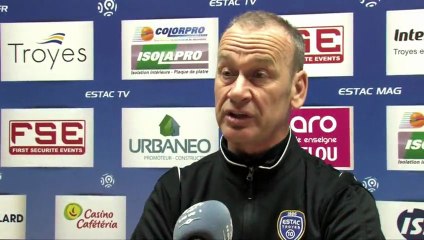 Point presse Nancy/Estac avec Jean-Marc Furlan