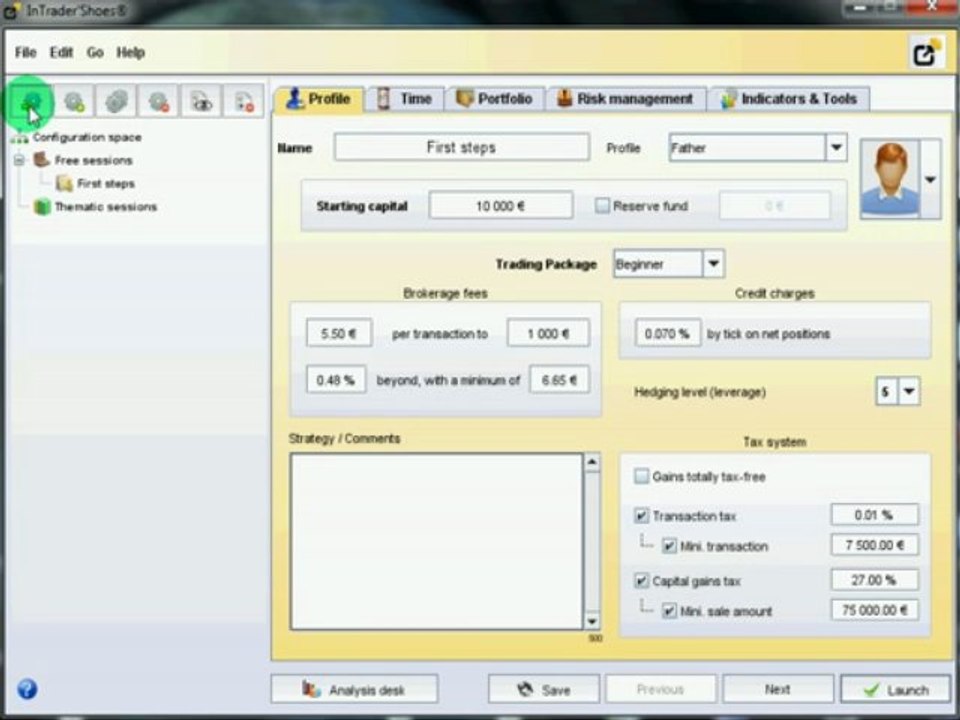 Simuler des cours de bourse : Logiciel InTrader'Shoes
