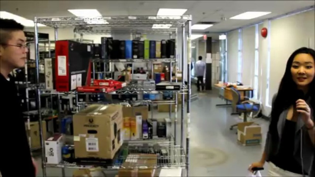 NCIX Viking Warehouse Sale April 6, 2013 NCIX Esther & Brian