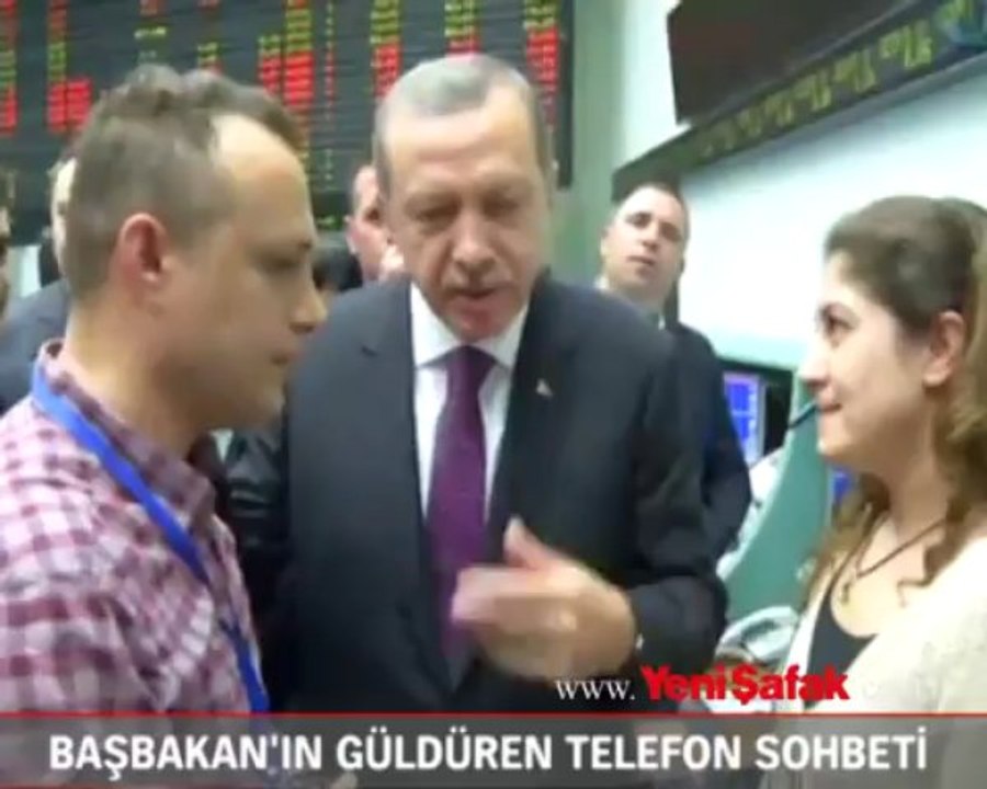 Başbakan'ın güldüren telefon sohbeti