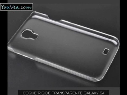 Coque rigide transparente pour Samsung Galaxy S4 sur phone-discount.com