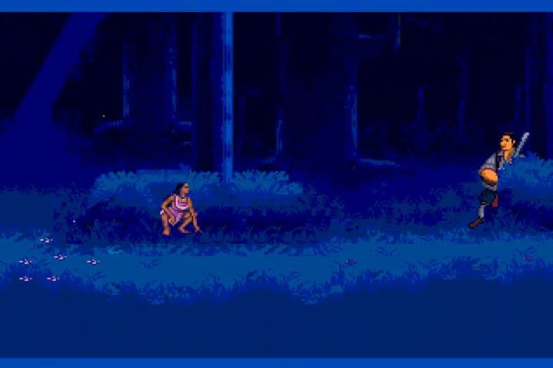 Pocahontas [3] Sauter, grimper et faire peur