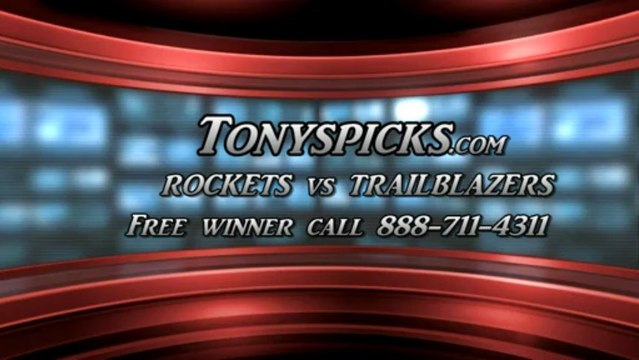 Portland Trailblazers versus Houston Rockets Pick Prediction NBA Pro Basketball Lines Odds Preview 4-5-2013