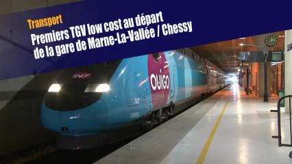 Premiers TGV low cost au départ de la gare de Marne-la-Vallée / Chessy