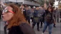 Protesto contra a troika degenera em Atenas