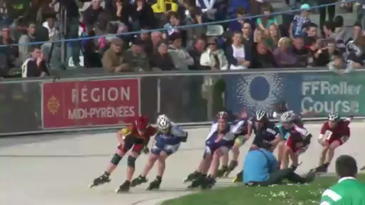 3pistes 2013/ Valence d'Agen/ Nationales dames par  élimination