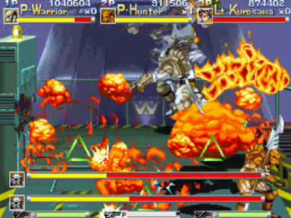 Aliens vs Preadator 3-Player Playthrough 2