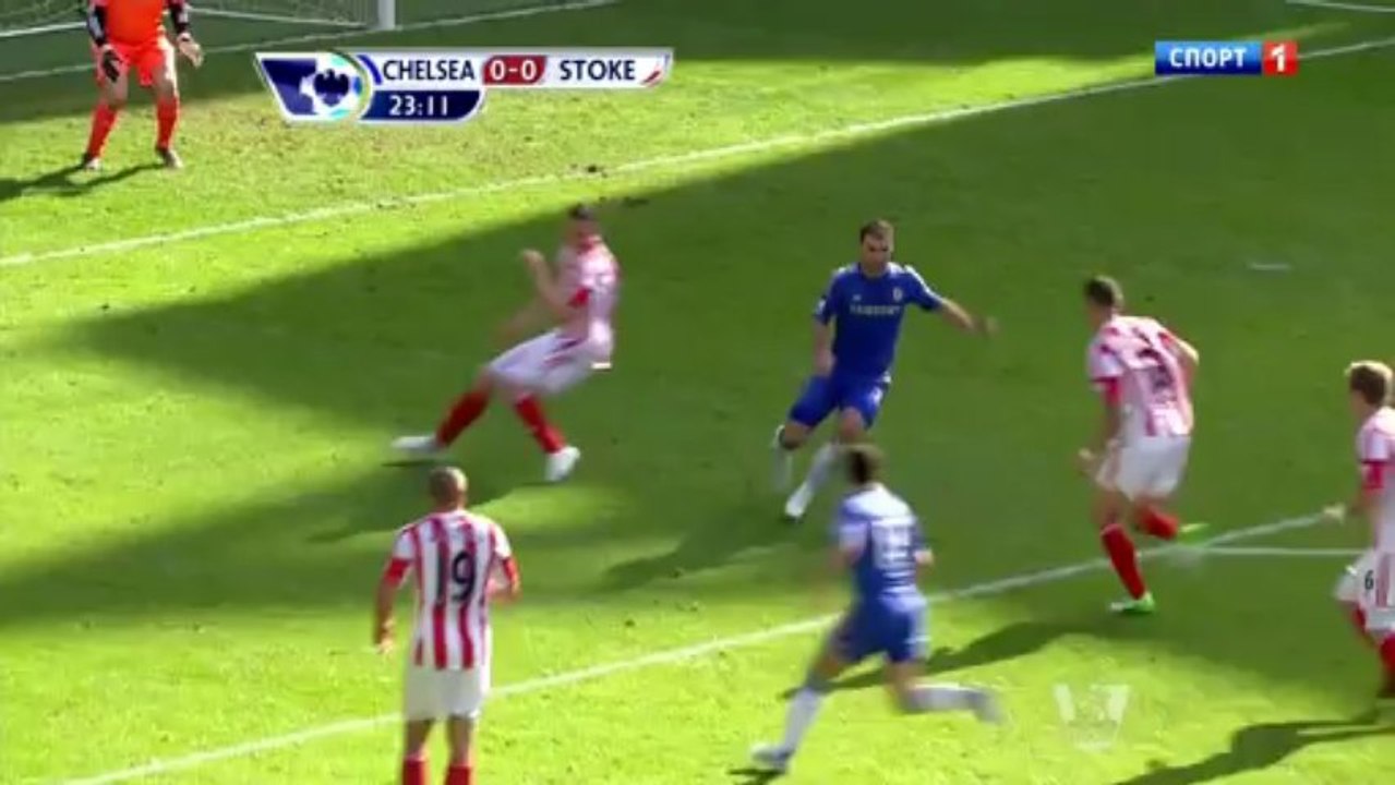 Branislav Ivanovic dive against Stoke City | 2012