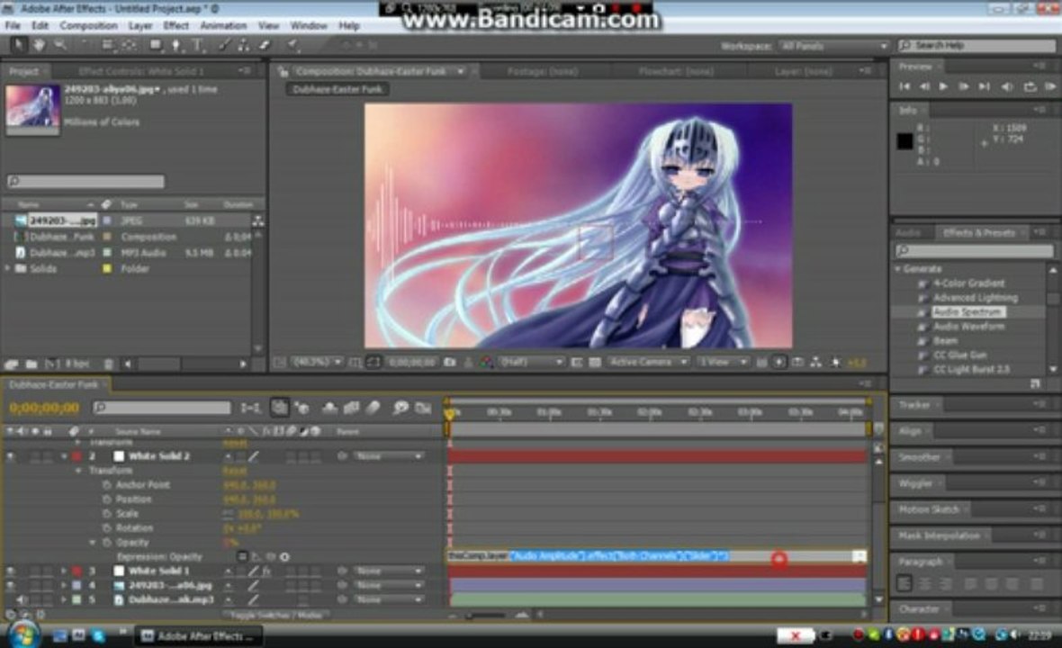 how to make the flashing screen effect for deadmaster
