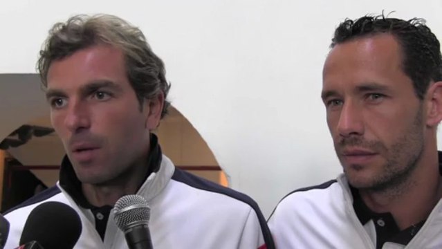 Coupe Davis : Michaël Llodra et Julien Benneteau évoquent le double face à l'Argentine