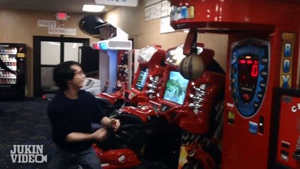 Arcade Punching Bag Fail