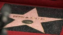 Penn and Teller receive Walk of Fame star