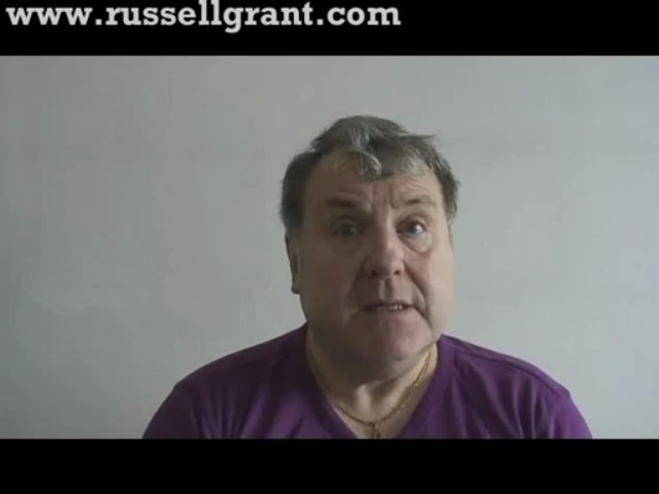 Russell Grant Video Horoscope Libra April Saturday 6th 2013 www.russellgrant.com