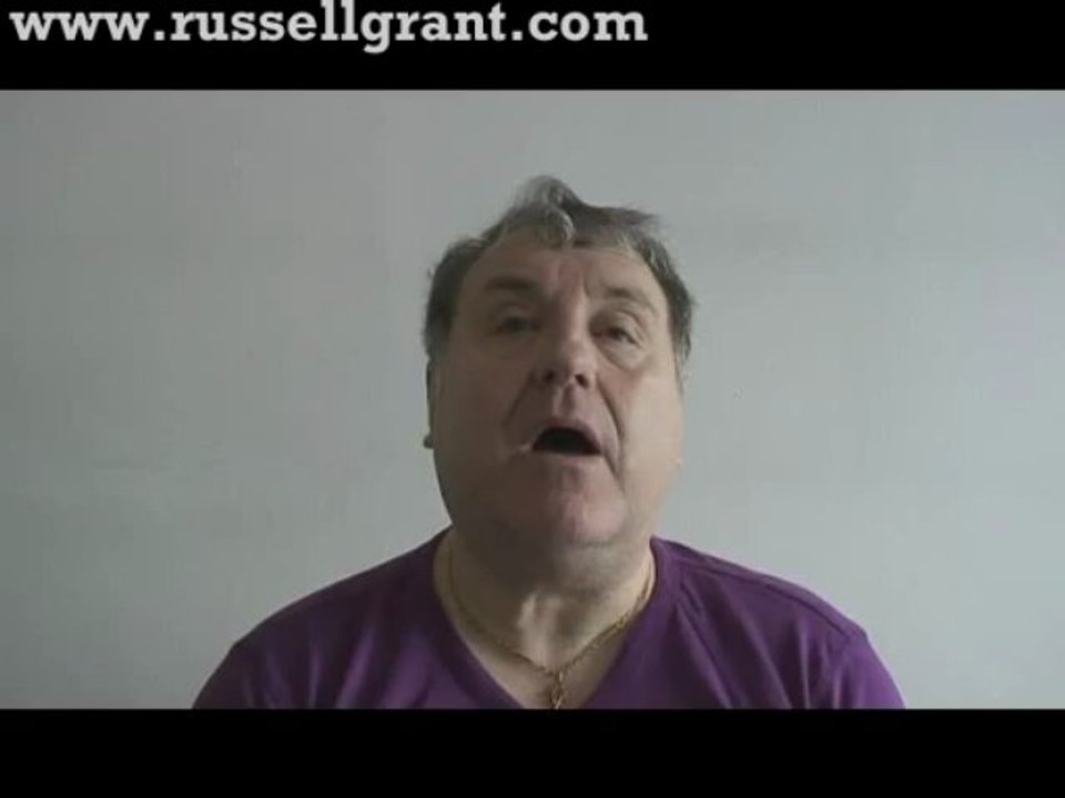 Russell Grant Video Horoscope Scorpio April Saturday 6th 2013 www.russellgrant.com