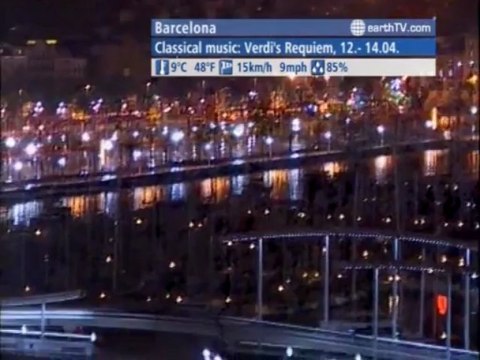 Barcelona - Spain, Washington - USA, Auckland - New Zealand, Dresden - Germany, Niagara Falls - Canada, Melbourne - Australia, Budapest - Hungary