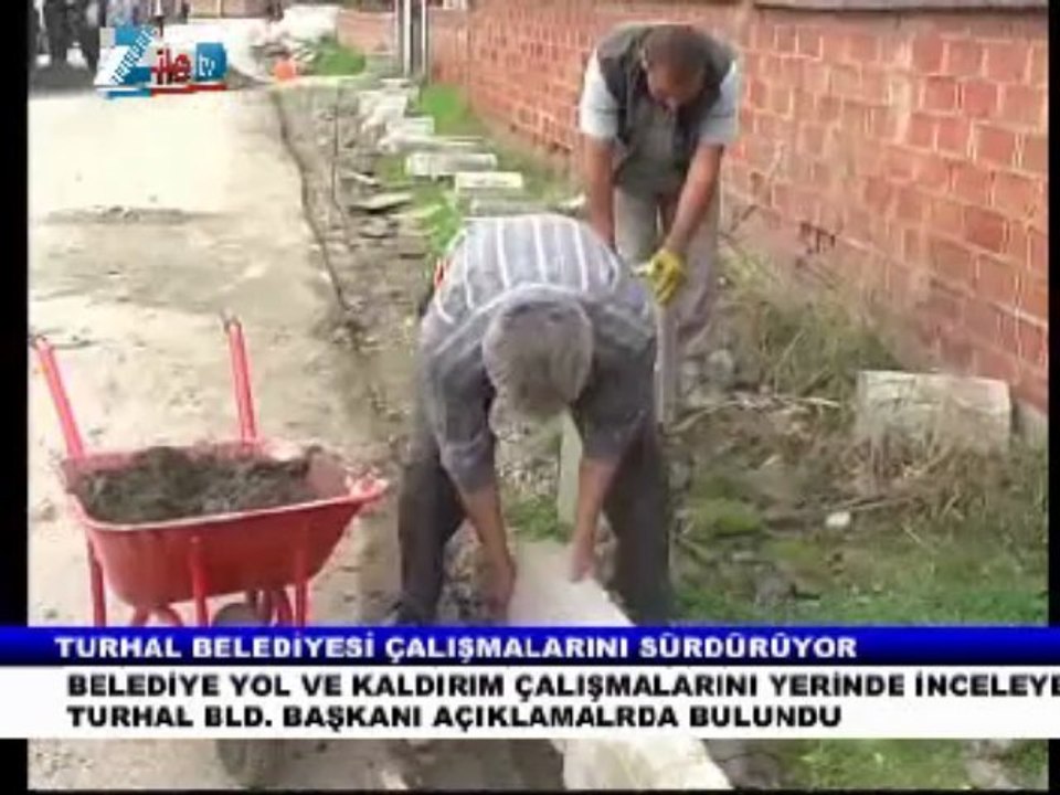 TURHAL BELEDİYESİ ÇALIŞMALARI DEVAM EDİYOR