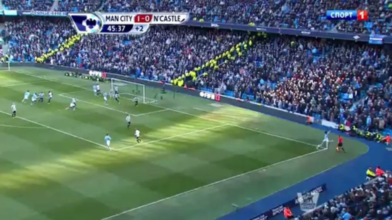David Silva vs Newcastle (H) 2012-2013 EPL HD