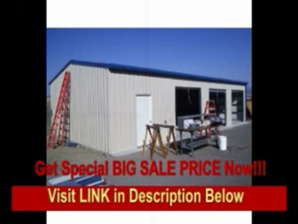 [BEST PRICE] Duro Steel 30x30x16 Metal Building Kit Residential Garage Auto Lift Workshop