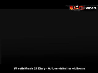 WrestleMania 29 Diary 1 - AJ Lee visits her old home