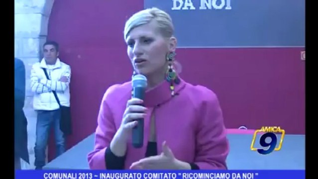 Comunali 2013 | Inaugurato comitato Ricominciamo da noi