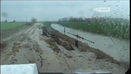 PIOGGIA RECORD, CROLLA LA STRADA