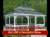 [SPECIAL DISCOUNT] 12' x 20' Vinyl Rectangular Double Roof Gazebo