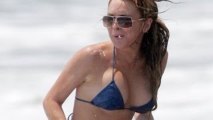 Lindsay Lohan Shows Off Her Bikini Body