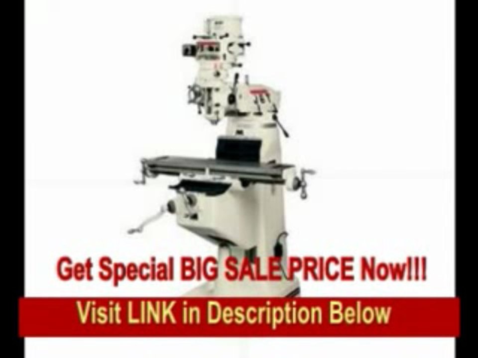 [BEST BUY] Jet 690114 JTM-2 115/230-Volt 1 Phase Vertical Milling Machine with Acu-Rite 200M Digital Read Out and Powerfeed...