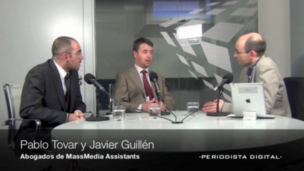 Pablo Tovar y Javier Guillén. Tertulia sobre la TDT. 4-4-2013