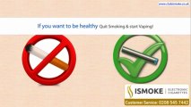 iSmoke E Cigarette quick & easy to get started and very user-friendly!