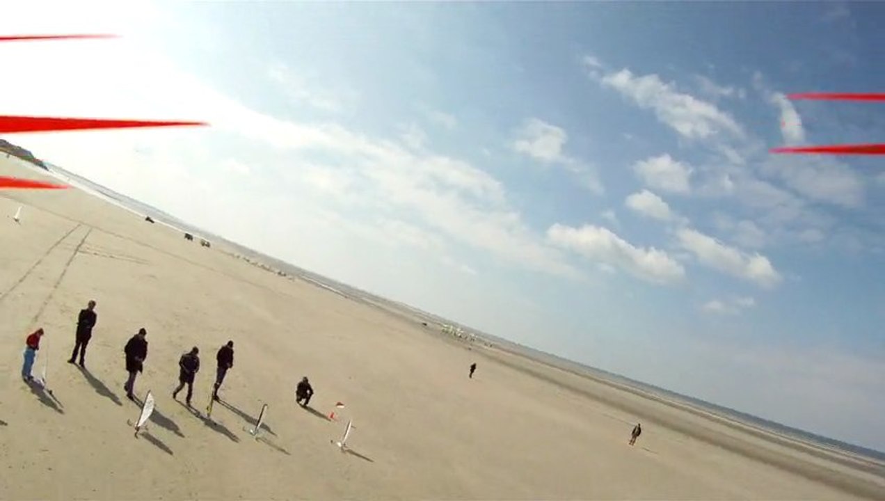 course char à voile rc camiers film quadricopter gopro