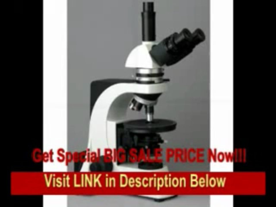 [SPECIAL DISCOUNT] AmScope 40x-1500x Infinity Polarizing Microscope + 1.3MP Camera