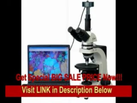 [BEST PRICE] AmScope 40x-1200x Infinity Polarizing Microscope + 1.3MP Camera