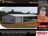 metal building - 24x41 Deluxe Style Metal Building