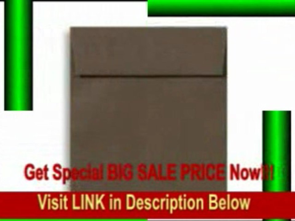 [SPECIAL DISCOUNT] 7 1/2 x 7 1/2 Square Envelopes - Chocolate (50000 Qty.)