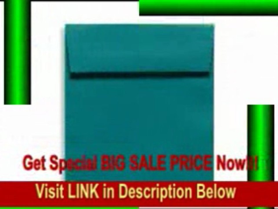 [REVIEW] 7 1/2 x 7 1/2 Square Envelopes - Teal (50000 Qty.)