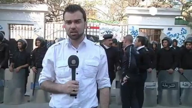 Euronews muhabirine saldırı
