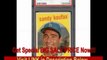[SPECIAL DISCOUNT] GORGEOUS 1959 TOPPS #163 SANDY KOUFAX PSA 9 MINT DODGERS BASEBALL CARD!