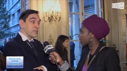 Remise de la Légion d'honneur : Marc Cheb Sun produit