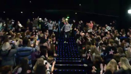 Les acteurs du film Les Profs, au Méga CGR de Bruay