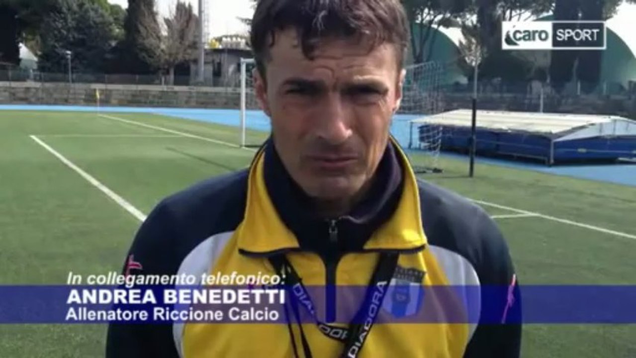 Icaro Sport. Riccione-Bagnolese, la vigilia del tecnico Andrea Benedetti.