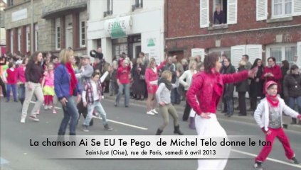 Saint-Just  : des centaines de danseurs  envahissent la rue de Paris