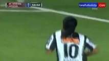 Increible gol de Ronaldinho Atletico Mineiro vs Arsenal 5-2 Copa Libertadores 03-04-2013