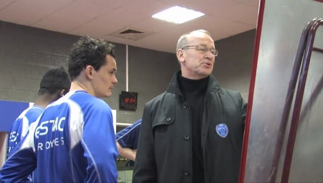 Les Troyens dans le vestiaire avant Nancy