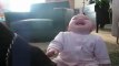 Baby laughing at dog eating popcorn! SHARE a Smile!