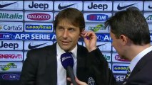 Intervista ad Antonio Conte dopo Juventus-Pescara 2-1